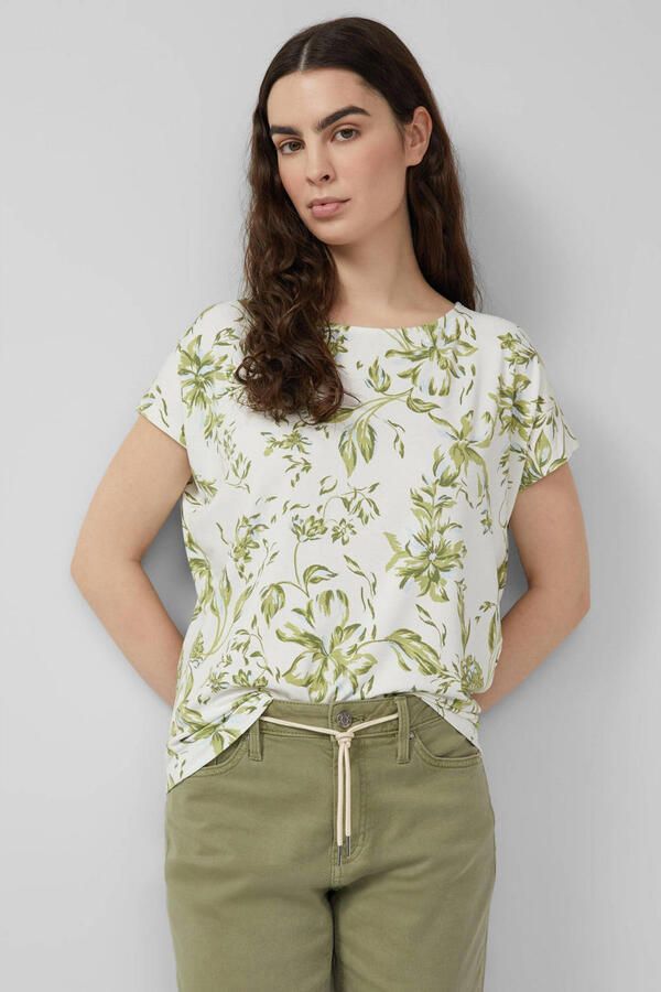 S.Oliver RED LABEL relaxed fit T-shirt van zachte viscosemix