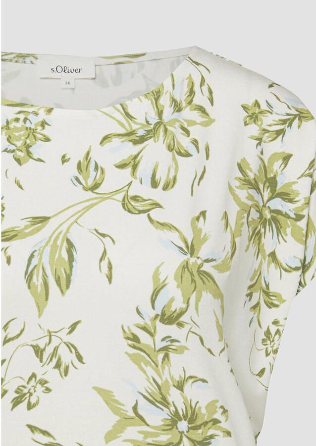 S.Oliver RED LABEL relaxed fit T-shirt van zachte viscosemix - Foto 2