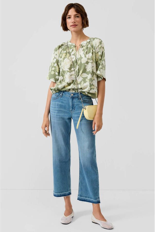 S.Oliver RED LABEL relaxed fit blouseshirt van viscosemix - Foto 3