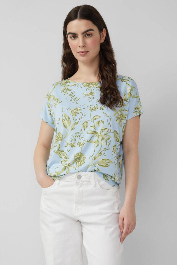 S.Oliver RED LABEL relaxed fit T-shirt van zachte viscosemix