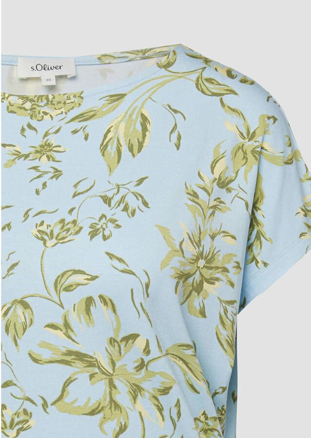 S.Oliver RED LABEL relaxed fit T-shirt van zachte viscosemix - Foto 2