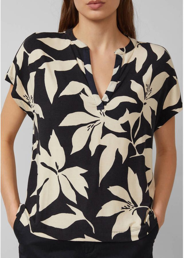 S.Oliver RED LABEL relaxed fit T-shirt van viscosemix - Foto 3