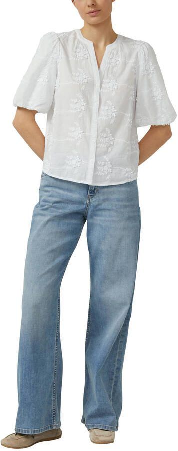 S.Oliver RED LABEL regular fit blouse van puur katoen - Foto 2