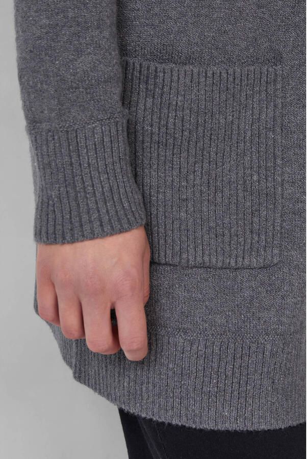 S.Oliver gebreid vest met wol grijs