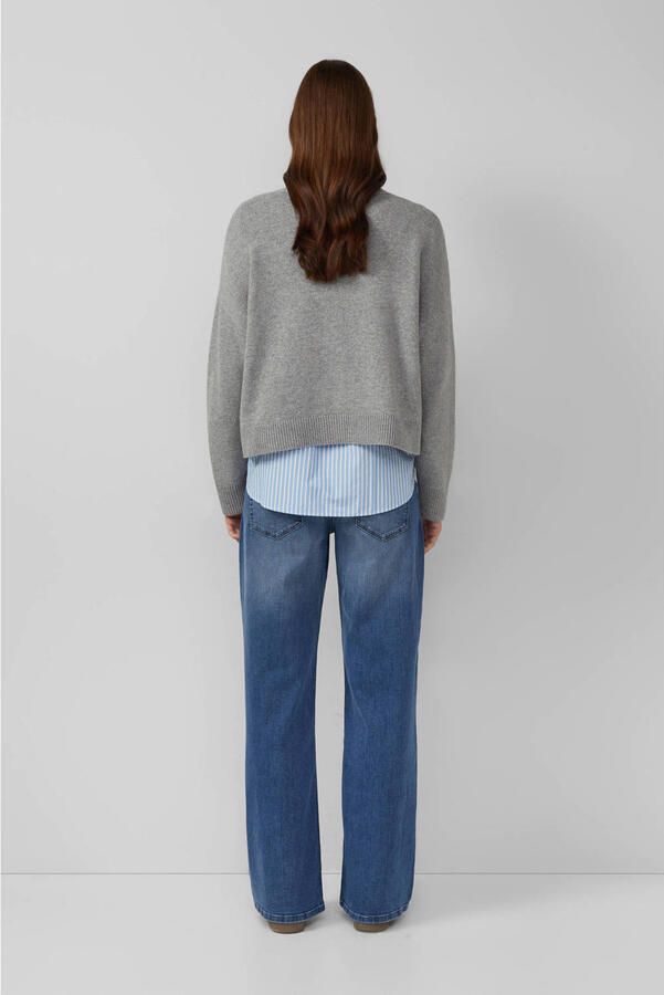 S.Oliver RED LABEL Oversized gebreid jack van katoenmix