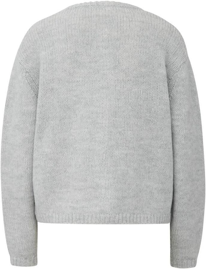 S.Oliver RED LABEL Regular fit gebreid jack van alpaca met ronde hals