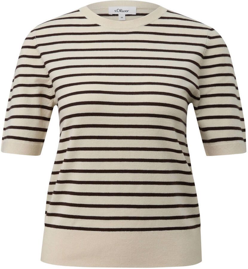 S.Oliver RED LABEL Slim fit pullover van viscosemix