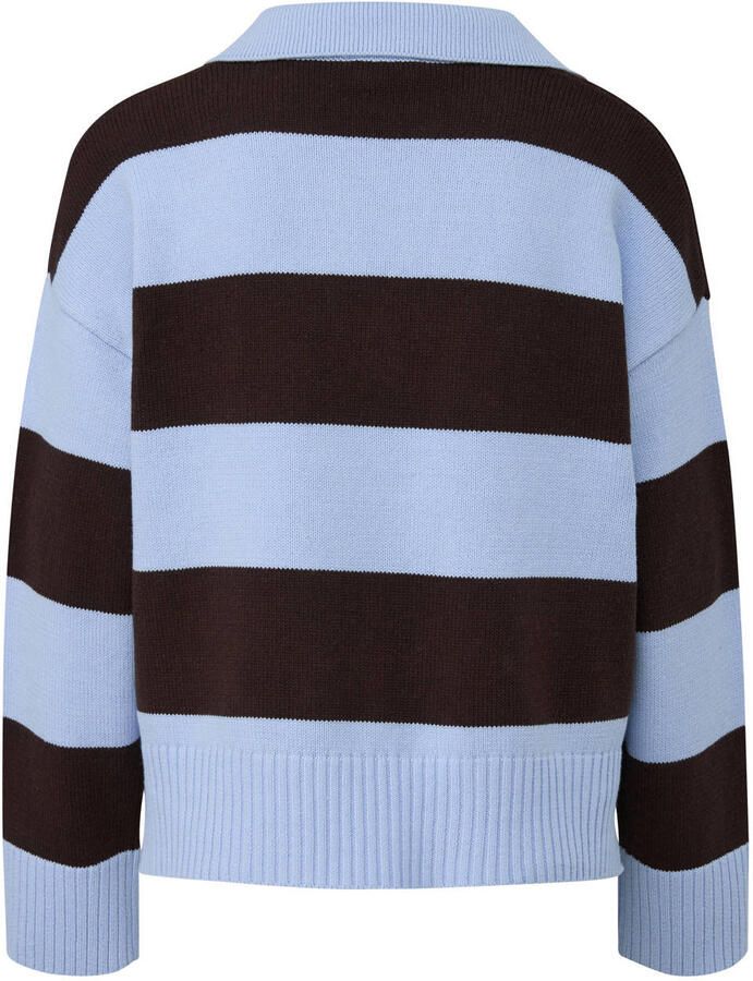 S.Oliver RED LABEL boxy fit gebreide pullover van katoenmix