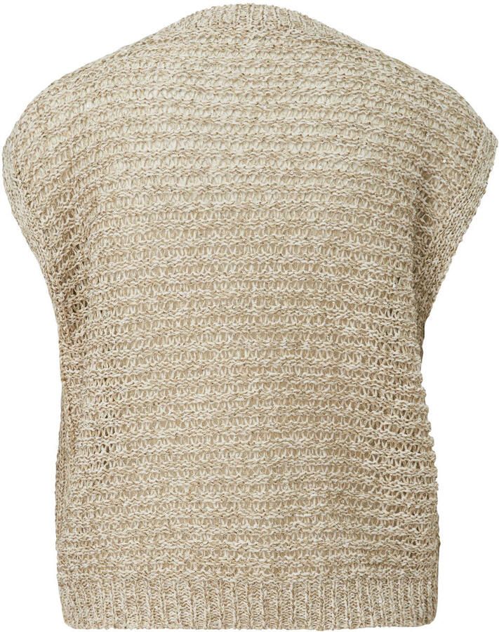 S.Oliver RED LABEL Relaxed fit spencer van ajourtricot - Foto 3