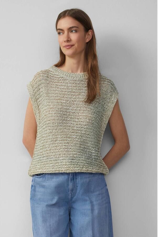 S.Oliver RED LABEL Relaxed fit spencer van ajourtricot