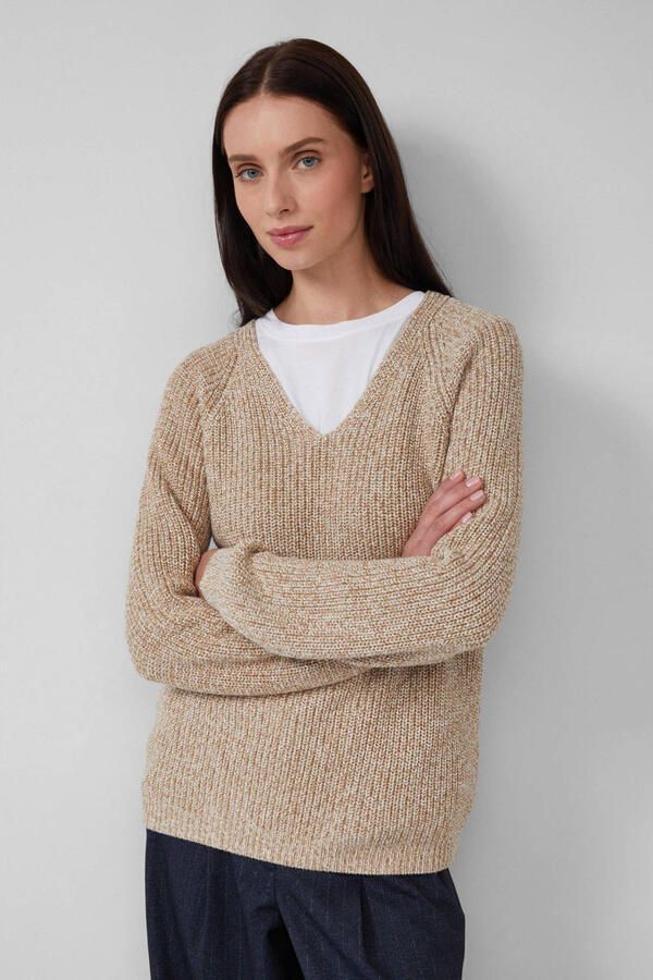 S.Oliver RED LABEL Regular fit gebreide pullover van katoenmix - Foto 3