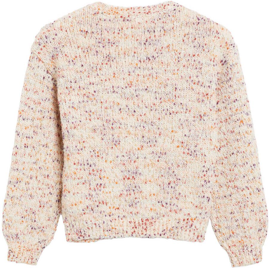 S.Oliver gebreide trui beige paars rood - Foto 2