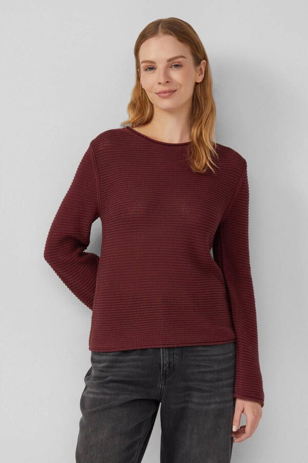 S.Oliver Gebreide trui met ronde hals - Foto 3