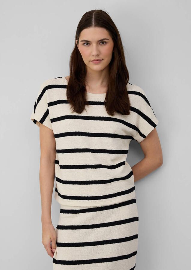 S.Oliver Sweatshirt met streepmotief - Foto 3