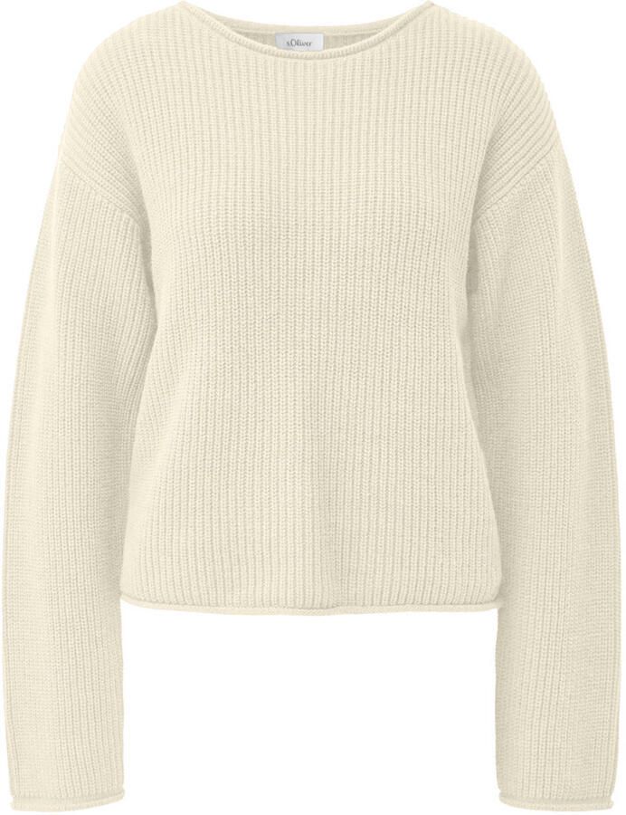 S.Oliver RED LABEL relaxed fit gebreide pullover van katoenmix