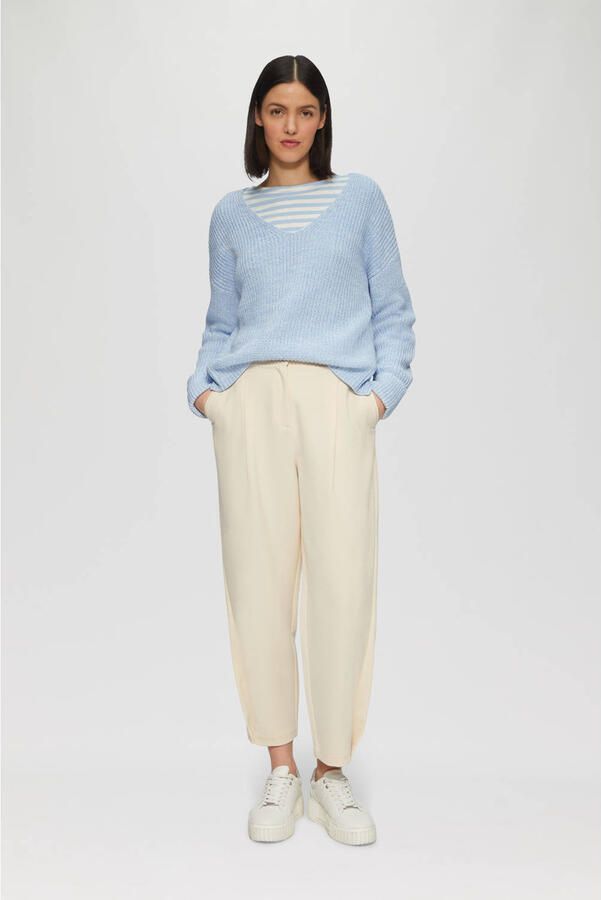 S.Oliver RED LABEL Relaxed fit gebreide pullover van katoenmix - Foto 2