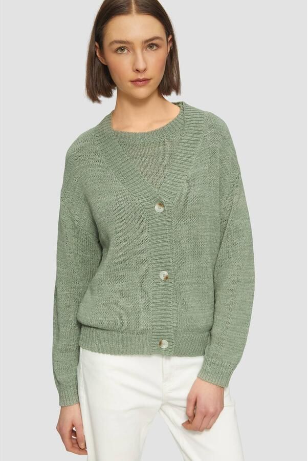 S.Oliver RED LABEL Relaxed fit gebreide pullover van katoenmix - Foto 3