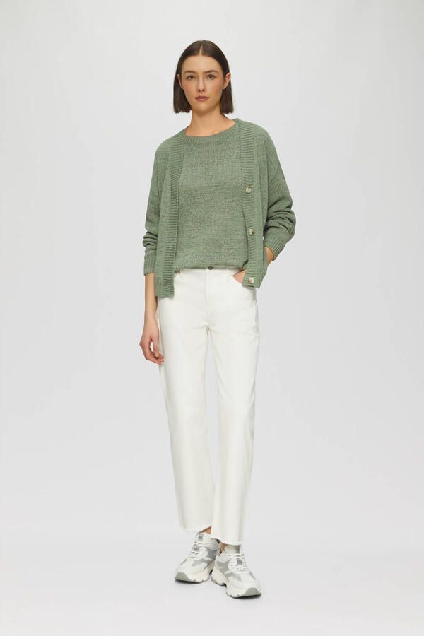 S.Oliver RED LABEL Relaxed fit gebreide pullover van katoenmix - Foto 2