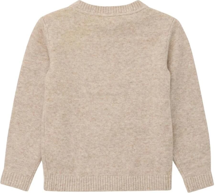 S.Oliver gebreide trui met print beige - Foto 2