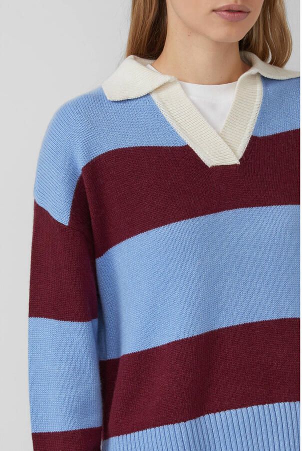 S.Oliver RED LABEL Regular fit gebreide pullover van viscosemix - Foto 2