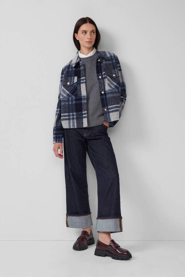 S.Oliver RED LABEL Relaxed fit gebreide pullover van katoenmix met wol - Foto 2