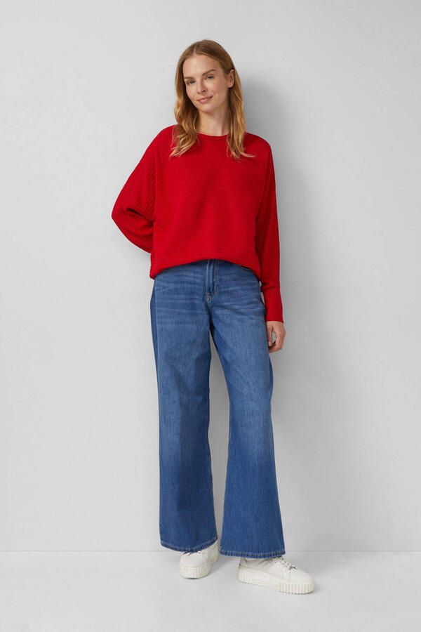 S.Oliver RED LABEL Relaxed fit pullover van viscosemix - Foto 2