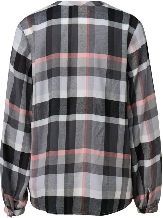 S.Oliver Blouse met lange mouwen met ruitpatroon - Foto 3