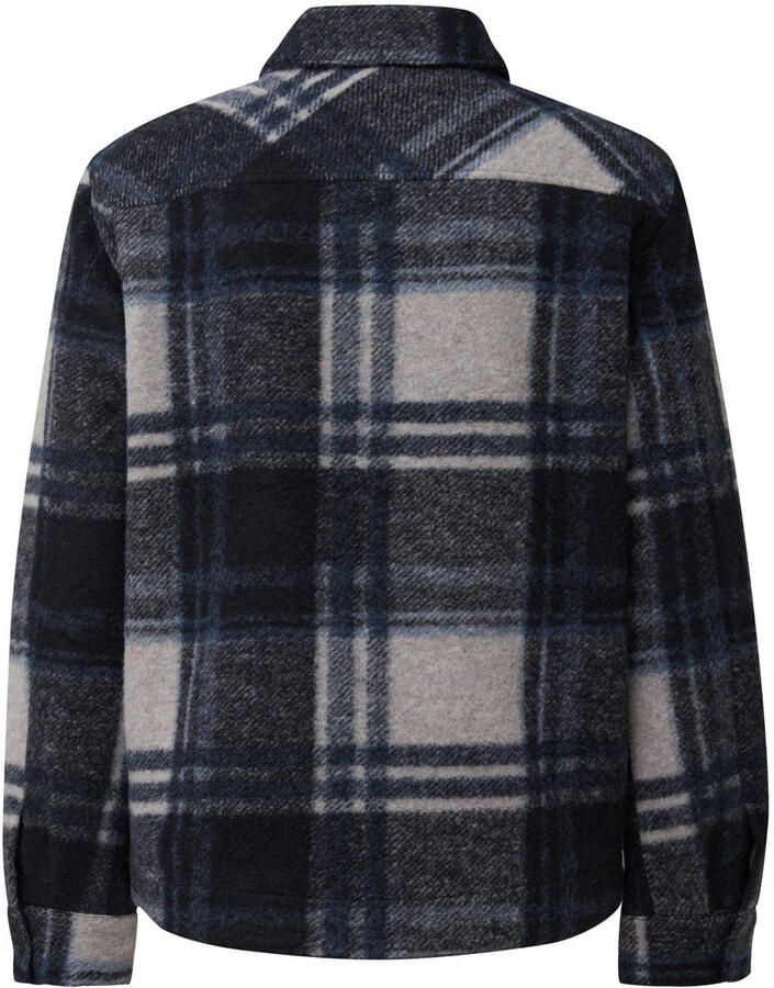 S.Oliver RED LABEL Geruit jack met platte kraag - Foto 3