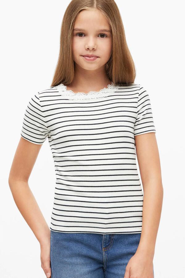 S.Oliver gestreept T-shirt ecru