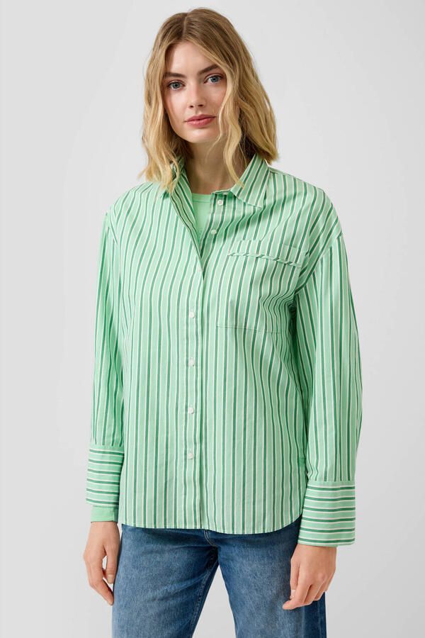 S.Oliver gestreepte blouse groen