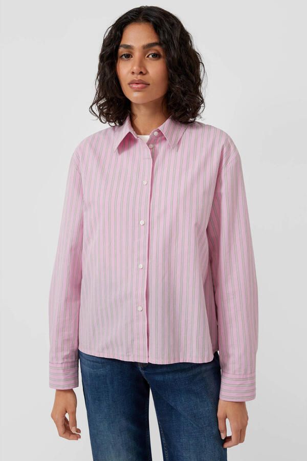 S.Oliver gestreepte blouse roze
