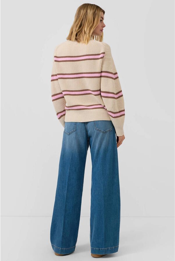 S.Oliver RED LABEL Regular fit gebreide pullover van katoenmix - Foto 3