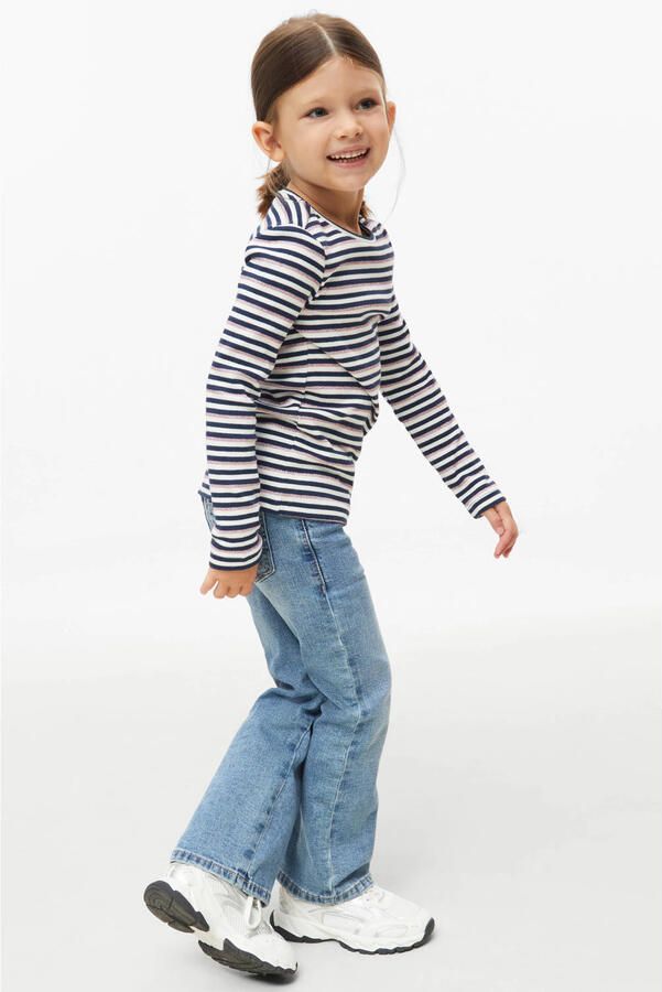 S.Oliver gestreepte longsleeve donkerblauw - Foto 3