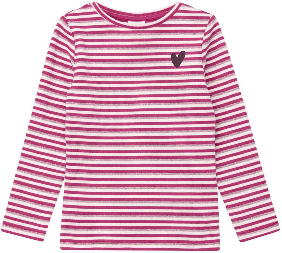 S.Oliver gestreepte longsleeve roze