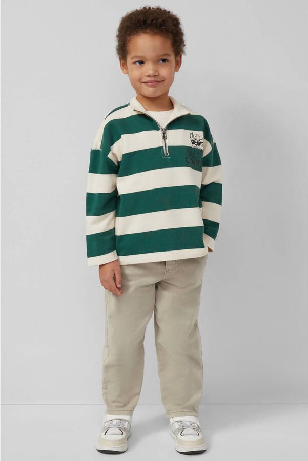 S.Oliver gestreepte sweater ecru