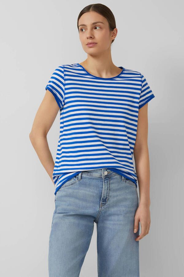 S.Oliver RED LABEL regular fit T-shirt van katoen met gevlamd garen