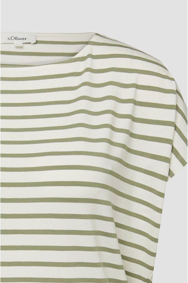 S.Oliver RED LABEL loose fit T-shirt van viscosemix - Foto 3