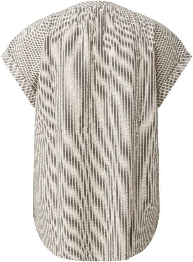 S.Oliver RED LABEL regular fit blouse met korte mouwen van puur katoen
