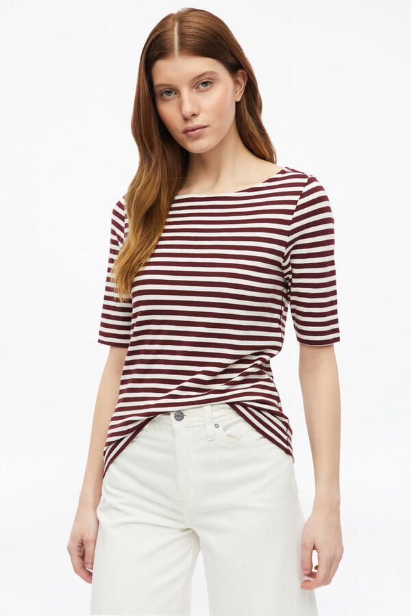S.Oliver RED LABEL slim fit T-shirt van puur katoen