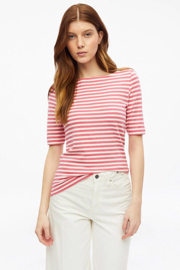 S.Oliver RED LABEL slim fit T-shirt van puur katoen