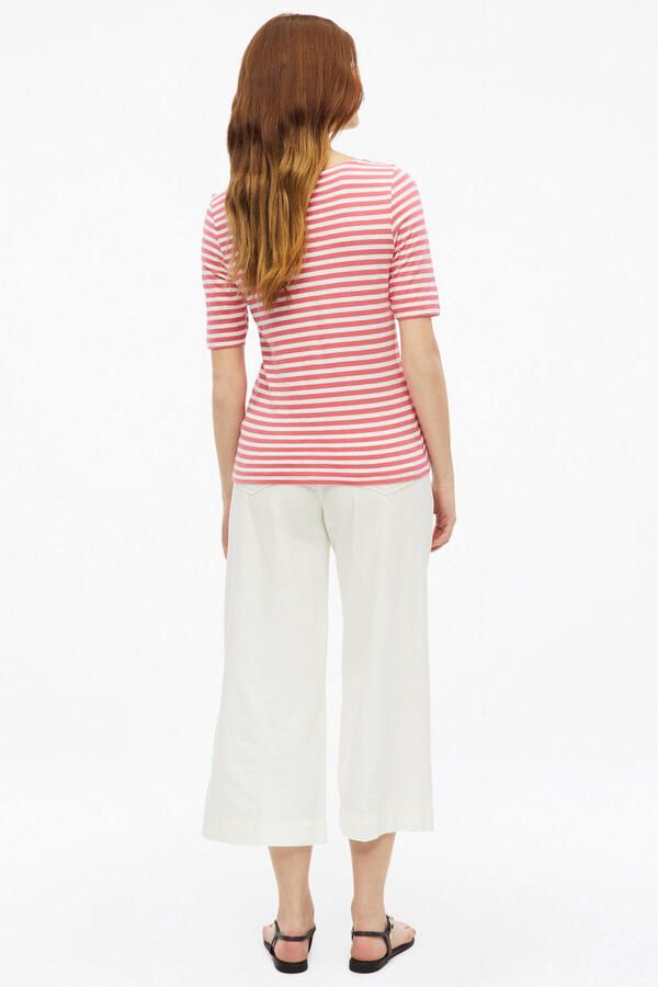 S.Oliver RED LABEL slim fit T-shirt van puur katoen - Foto 3