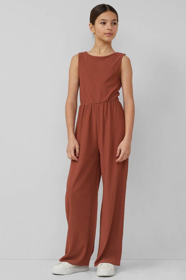S.Oliver getailleerd jumpsuit bruin - Foto 2