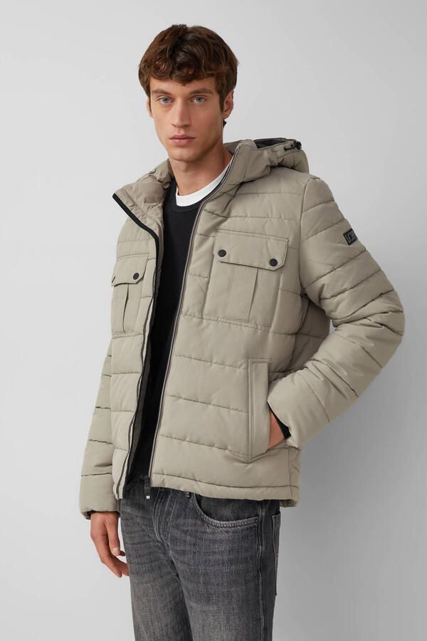 S.Oliver Gewatteerde jas met capuchon en rijgkoord - Foto 3