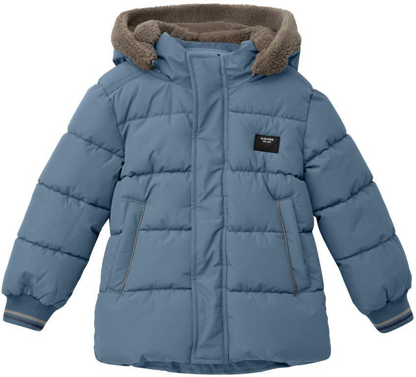 S.Oliver RED LABEL Regular fit gewatteerd jack met labelpatch - Foto 2