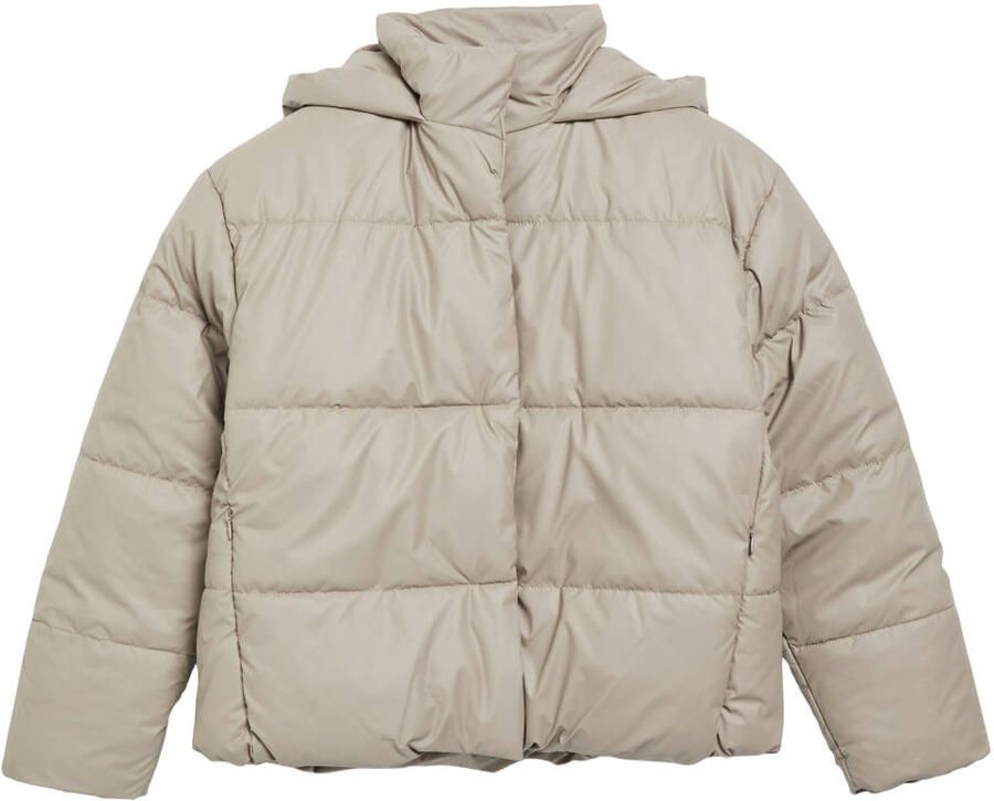 S.Oliver gewatteerde winterjas taupe