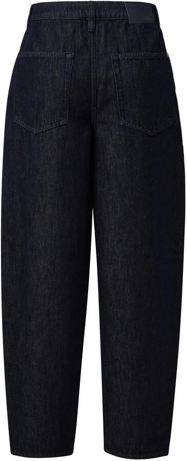 S.Oliver high waist barrel jeans dark blue