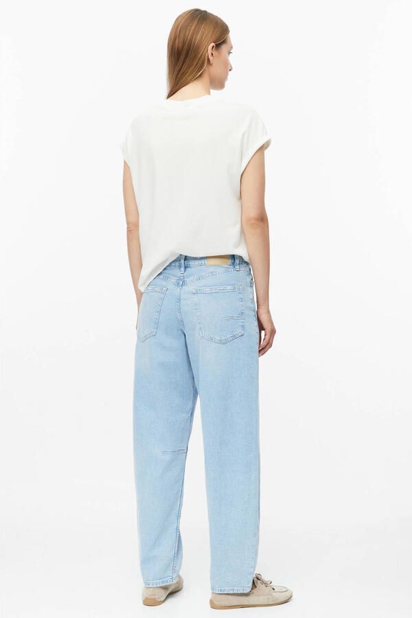 S.Oliver RED LABEL Regular fit barrel jeans van katoenmix - Foto 2