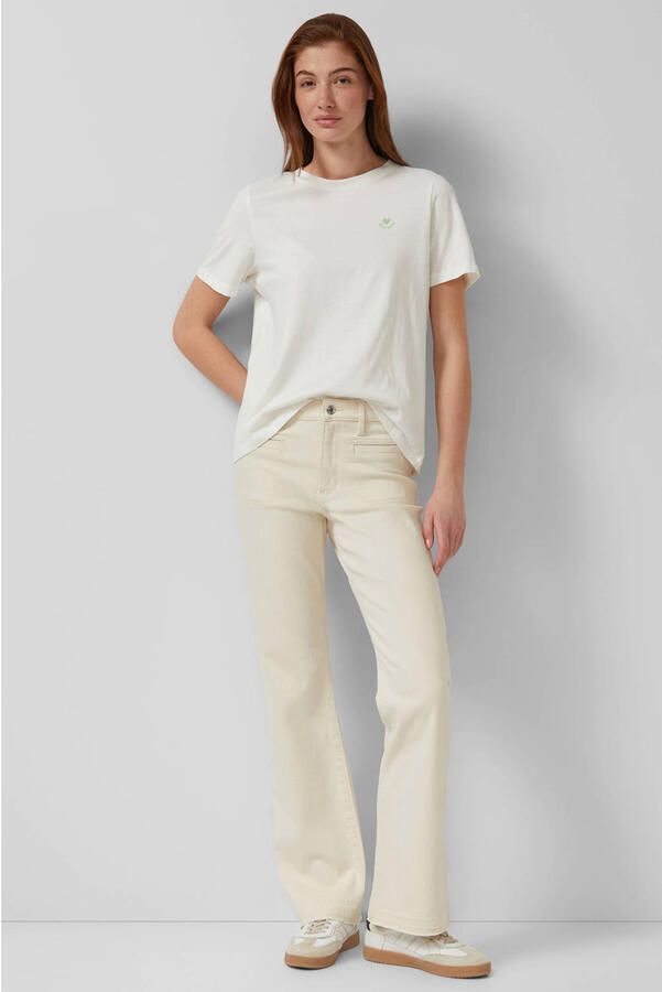 S.Oliver high waist bootcut jeans beige