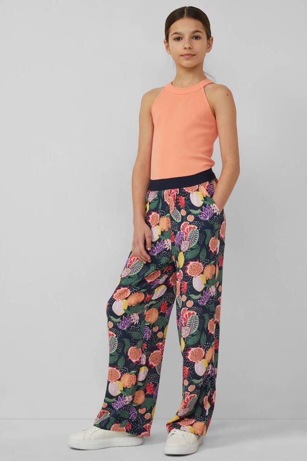 S.Oliver high waist casual broek donkerblauw - Foto 2