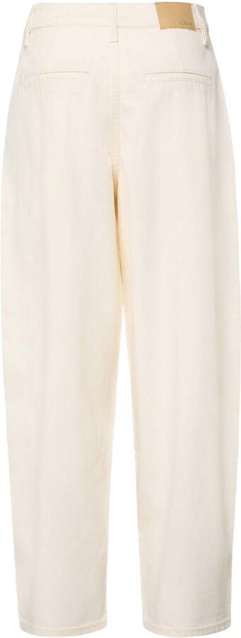 S.Oliver high waist cropped jeans beige - Foto 3